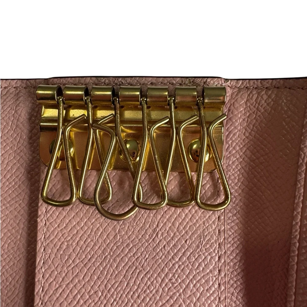 Coach Pink 6 Key Ring Holder - Picture 7 of 11